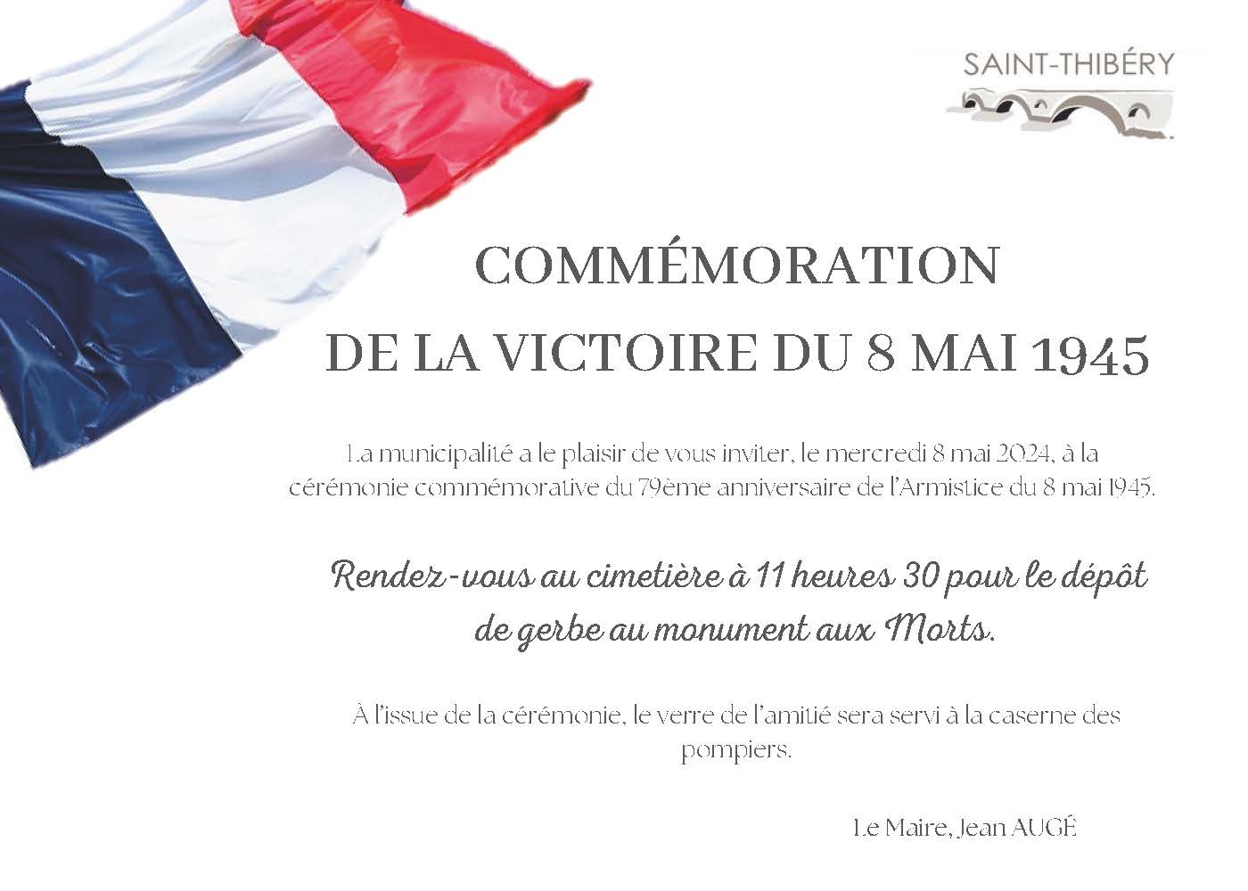 Commémoration  du 8 mai 1945